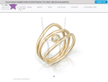 Tablet Screenshot of angiestarjewelry.com